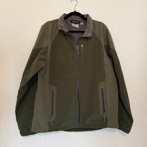 Black Diamond Full Zip Jacket Size Men's XL Forest Green Outdoor Ski Snow
